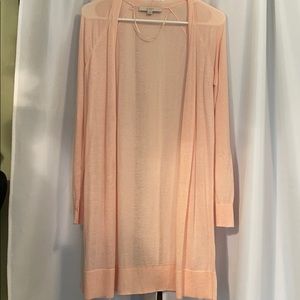 Loft pink cardigan